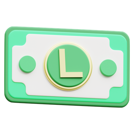 Lempira  3D Icon