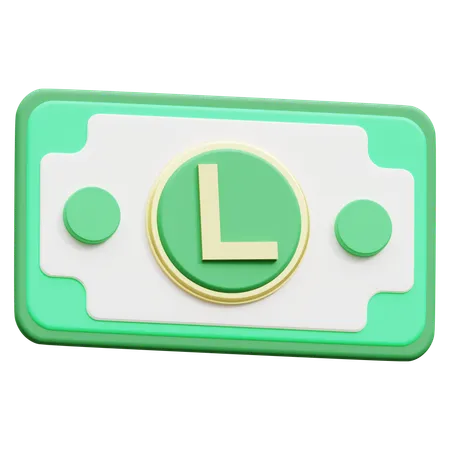 Lempira  3D Icon