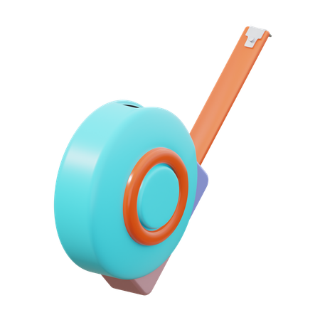 길이 척도  3D Icon