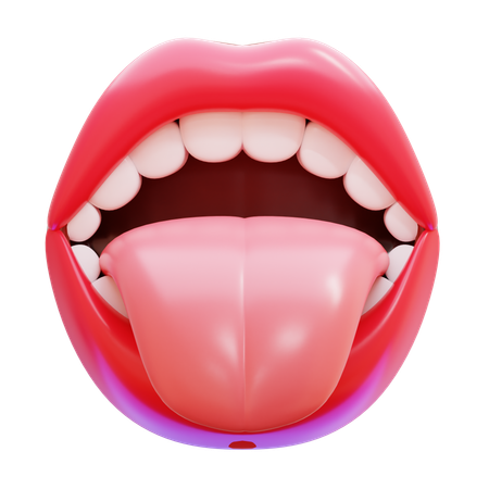 Lengua  3D Icon