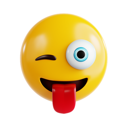 Lengua emoji  3D Icon