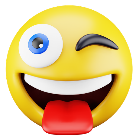 Lengua emoji  3D Icon