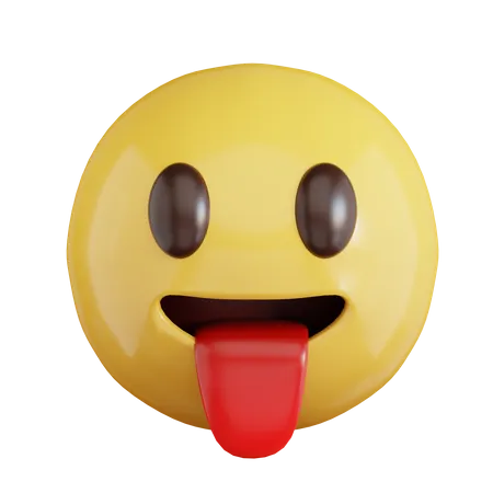 Lengua emoji  3D Icon