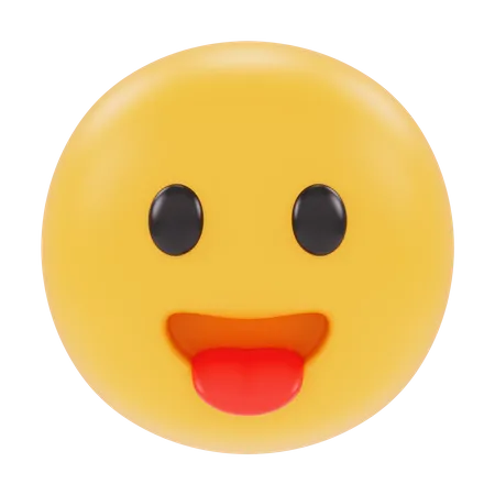 Lengua emoji  3D Icon