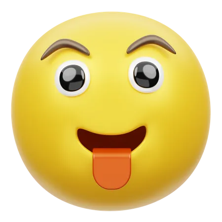 Lengua fuera  3D Emoji