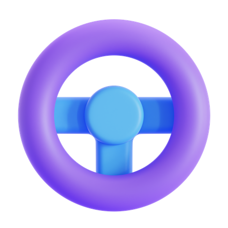 Lenkrad  3D Icon