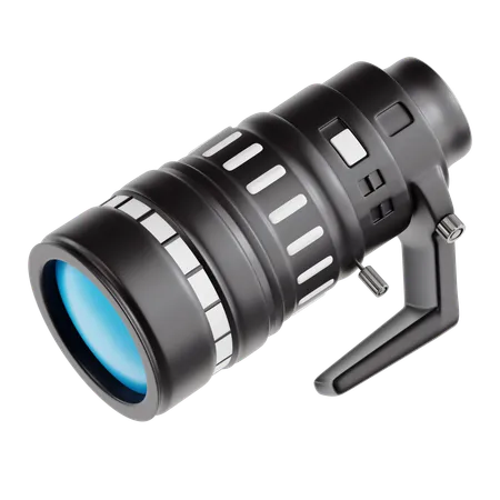 Lens  3D Icon