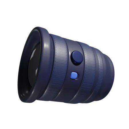 Lens  3D Icon