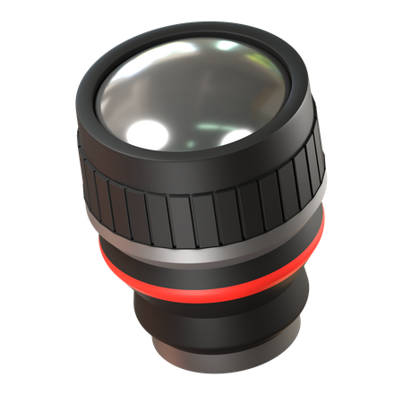 Lens  3D Icon
