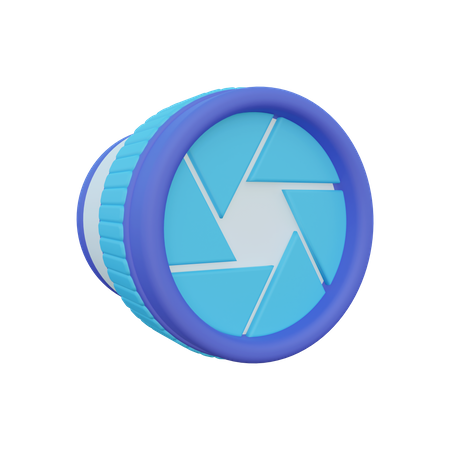 Lentes da câmera  3D Icon