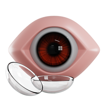 Lentille oculaire  3D Icon