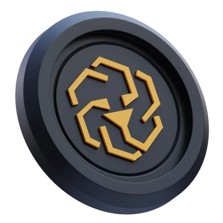 Leo Cryptocurrency  3D Icon