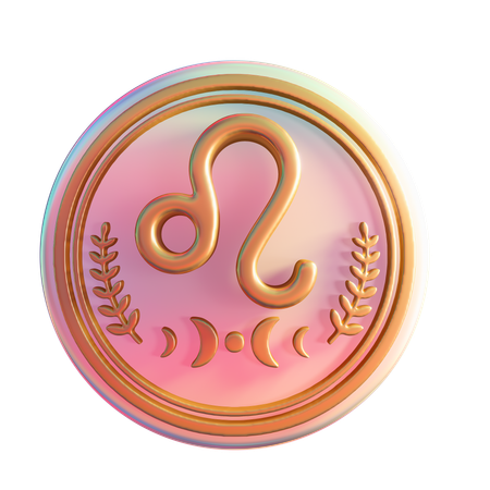 Leo Zodiac Sign  3D Icon