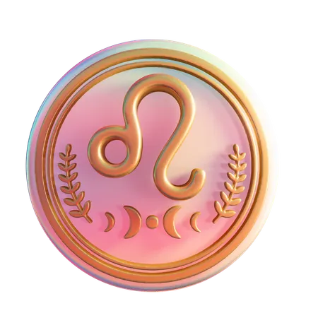 Leo Zodiac Sign  3D Icon