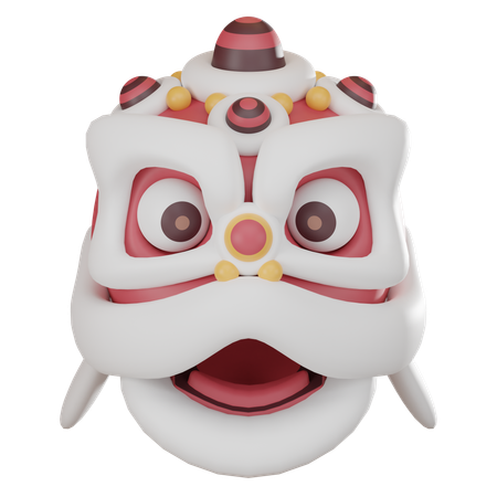 León chino  3D Icon