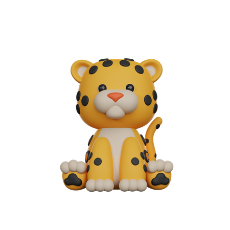 Leopard  3D Icon