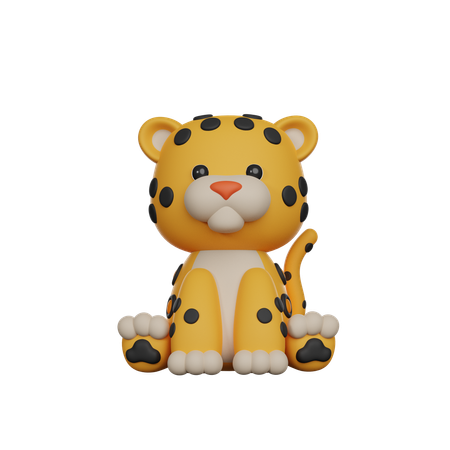 Leopard  3D Icon