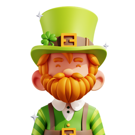Leprechaun Avatar  3D Icon