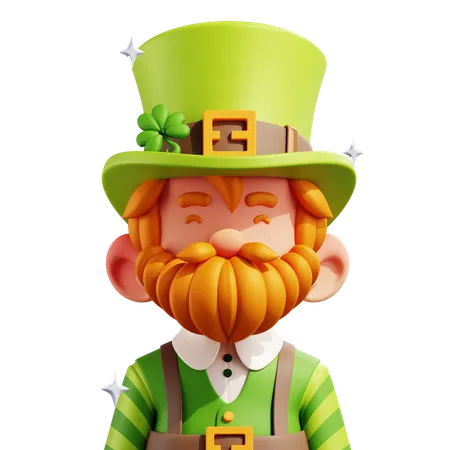Leprechaun Avatar  3D Icon