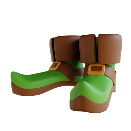 Leprechaun Boot 3D Icon