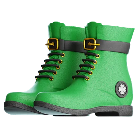 Leprechaun Boots  3D Icon
