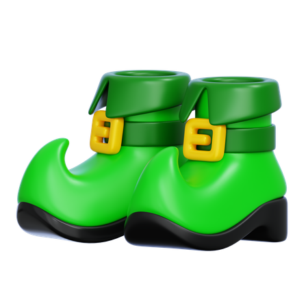 Leprechaun Boots  3D Icon