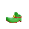 leprechaun shoe emoji 3d