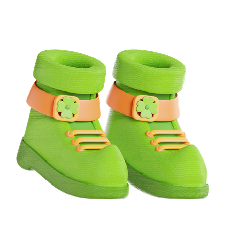 Leprechaun Shoes 3D Icon