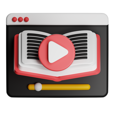 Lernvideo  3D Icon