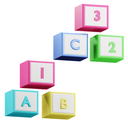Lernwürfel  3D Icon