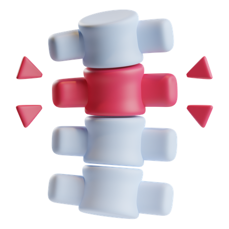Lesão vertebral  3D Icon