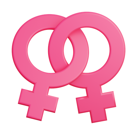 Lesbian Signage  3D Illustration