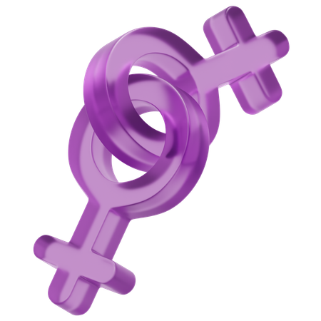 Lésbica  3D Icon