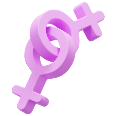 Lésbica  3D Icon
