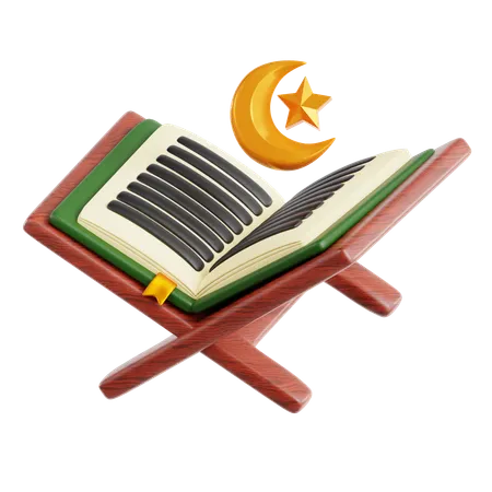 Den Koran lesen  3D Icon