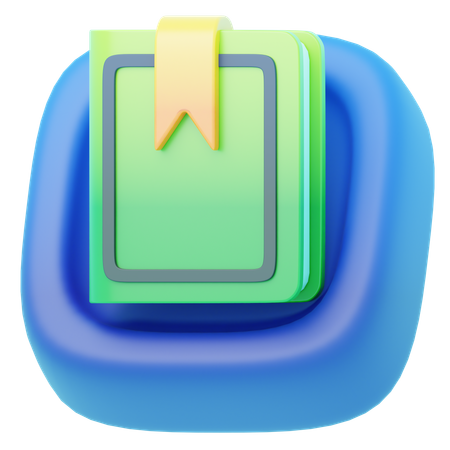 Lesezeichen  3D Icon