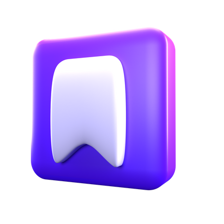 Lesezeichen  3D Icon