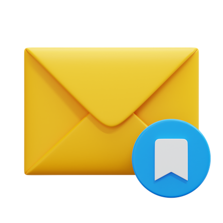 Lesezeichen E-Mail  3D Icon