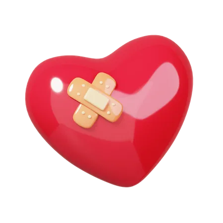 Lesión cardiaca  3D Icon