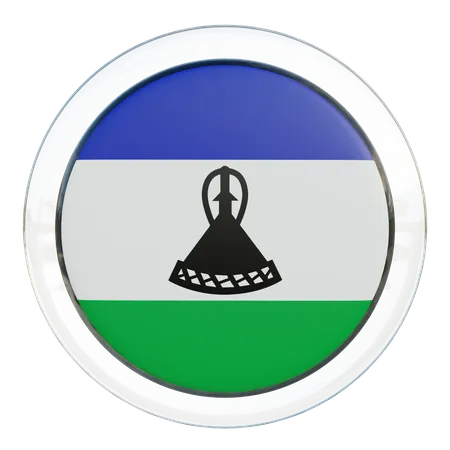 Lesotho Flag  3D Flag