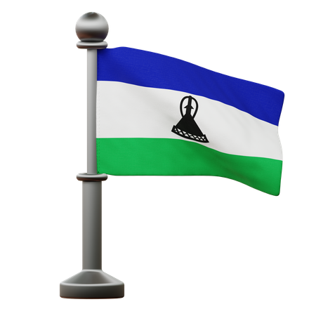 Bandeira do Lesoto  3D Icon