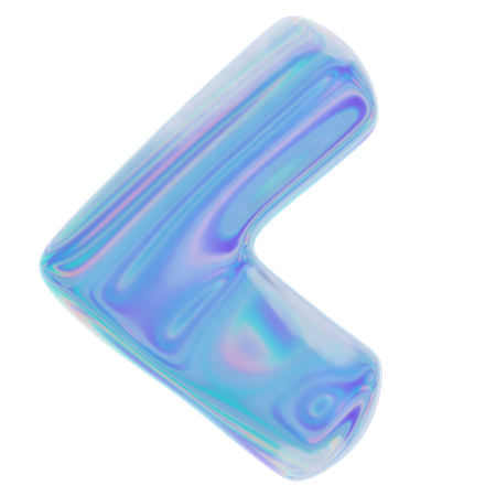 Less Than Sign  3D Icon