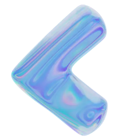 Less Than Sign  3D Icon