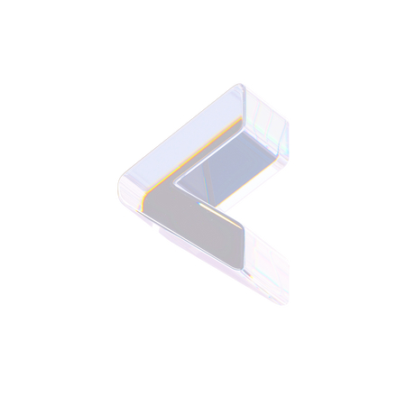 Less Than Sign  3D Icon
