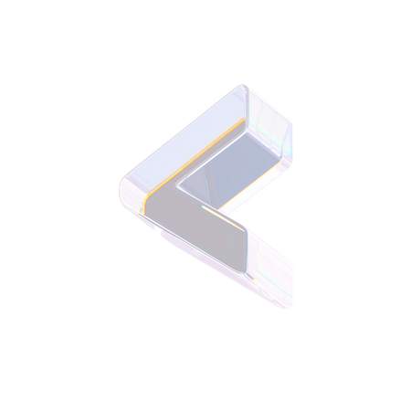 Less Than Sign  3D Icon