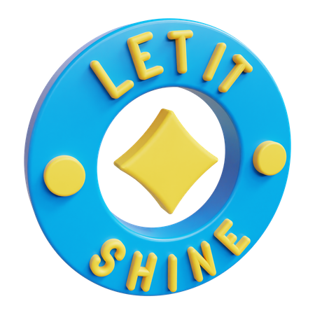 Let it shine  3D Icon