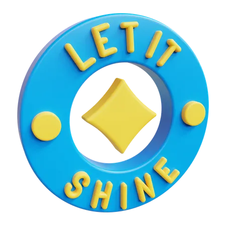 Let it shine  3D Icon