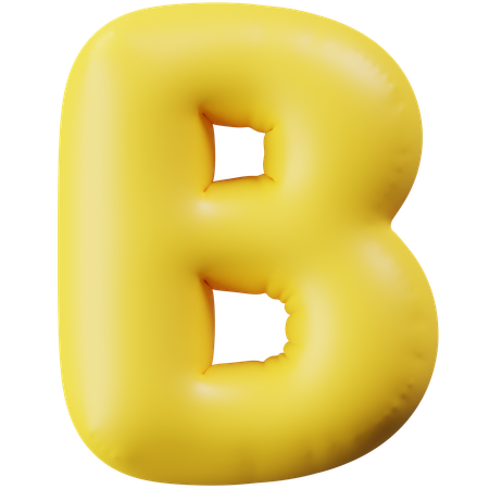 Letra b  3D Icon