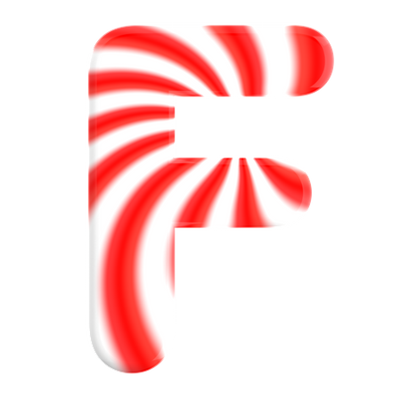 Letra f  3D Icon