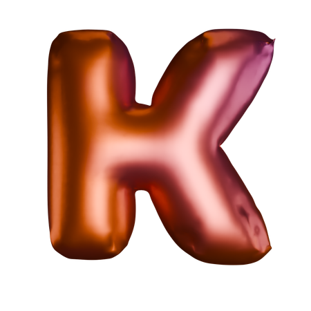 Letra k  3D Icon